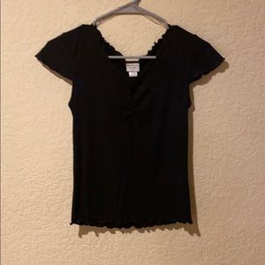 Forever 21 ruffle sleeve tee